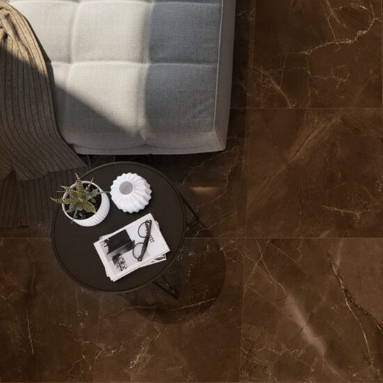 60,8×60,8 cm ESS. PULPIS Moka / Spanien (~186 SEK/m²)